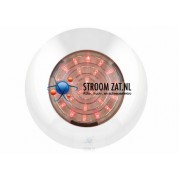 Led Interieurverlichting duo color rood chrome rand rond 75 12V